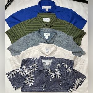 Old Navy Boys Button Up Shirts Small 6-7